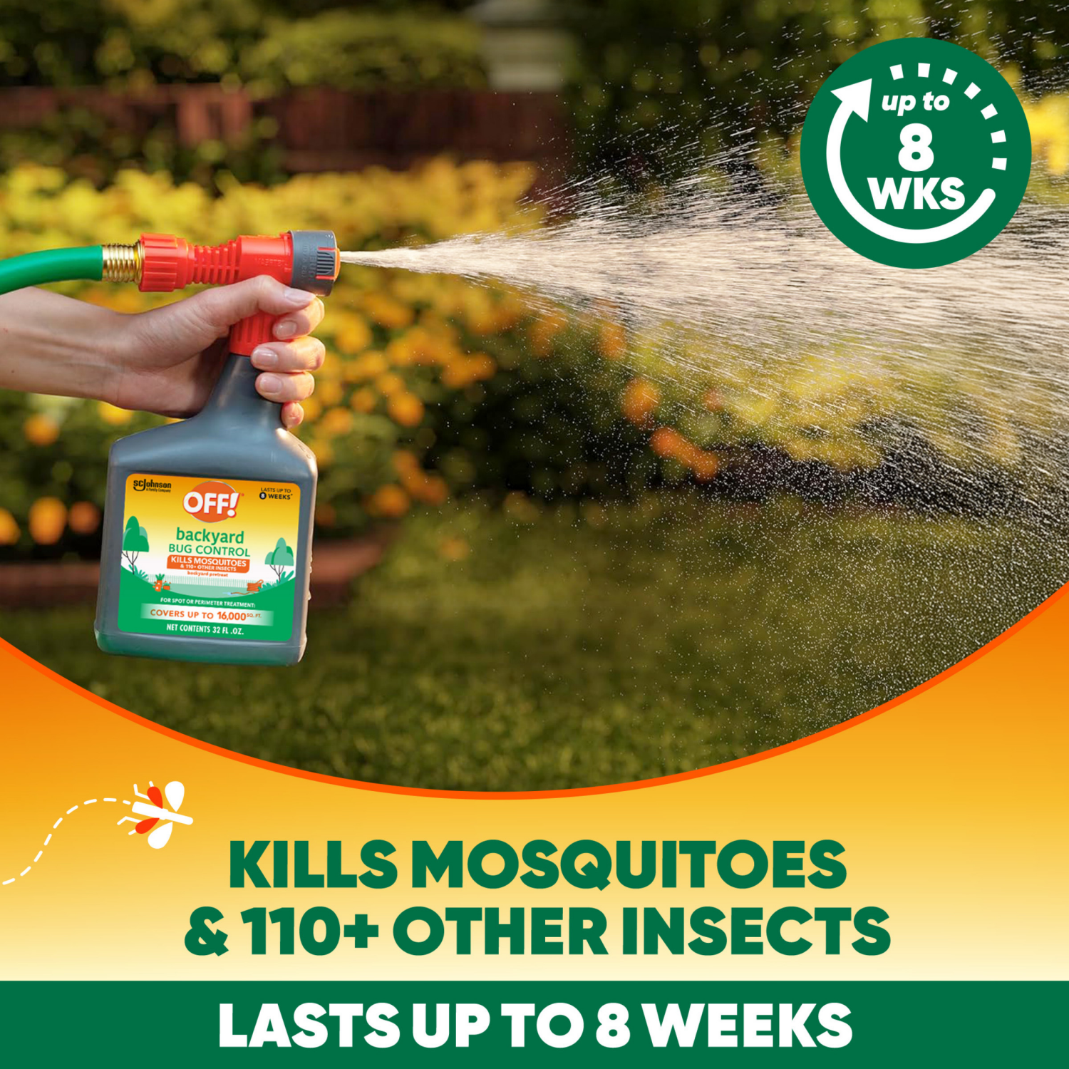 slide 8 of 8, OFF! Backyard Bug Control 32 fl oz, 32 fl oz