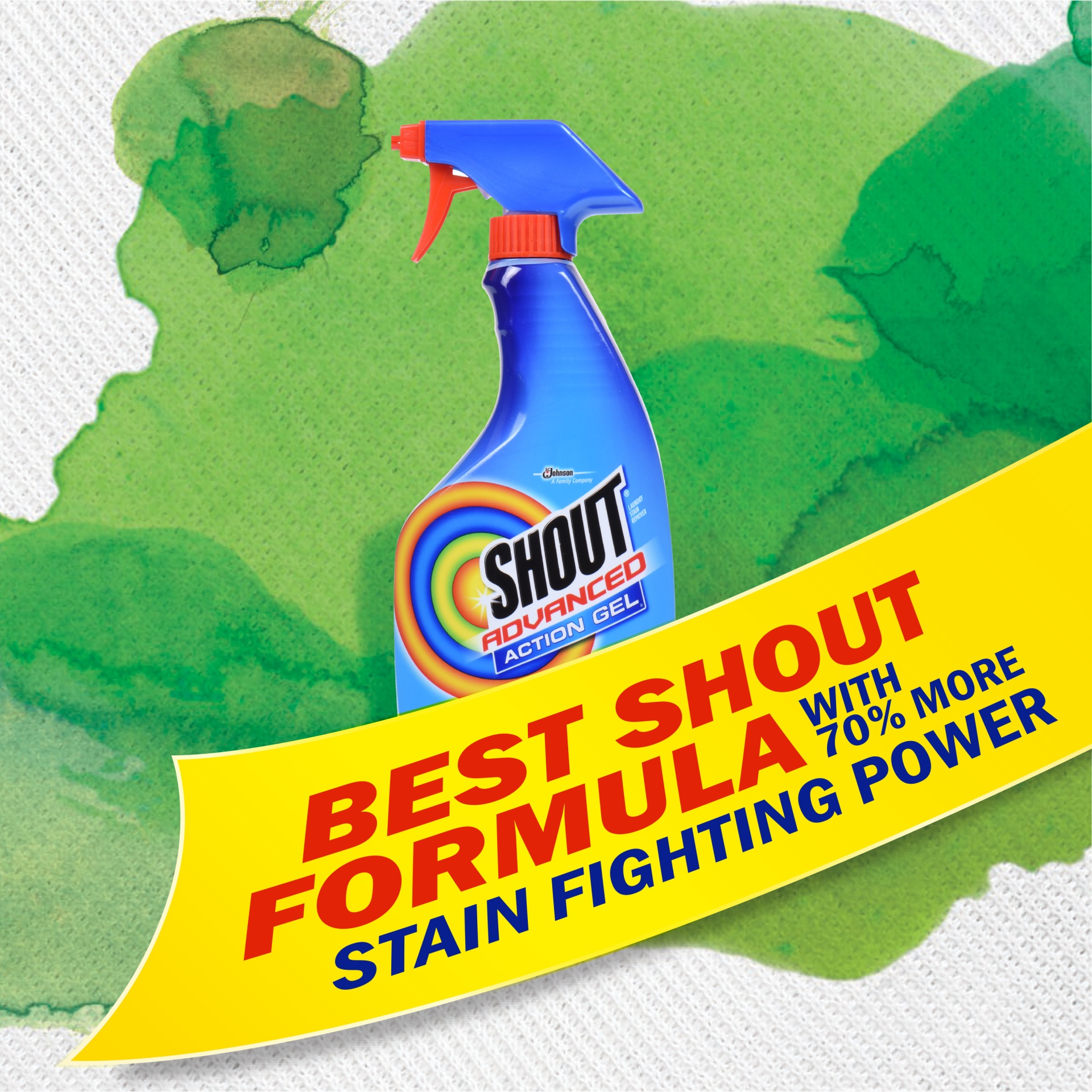 slide 3 of 7, Shout Advanced Acting Gel, Laundry Stain Remover, 22 Ounce, 22 fl oz