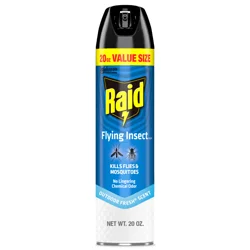 Raid Flying Insect Killer 7, Insecticide Spray, Outdoor Fresh Scent, 20 oz