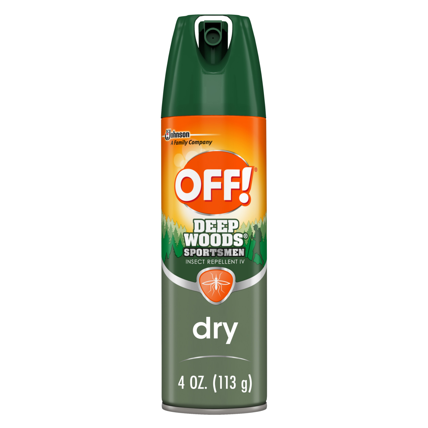 slide 1 of 8, OFF! Sportsmen Deep Woods Dry Insect Repellent V, 4 fl oz, 4 oz