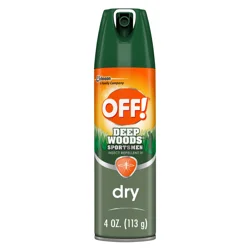 OFF! Sportsmen Deep Woods Dry Insect Repellent V, 4 fl oz