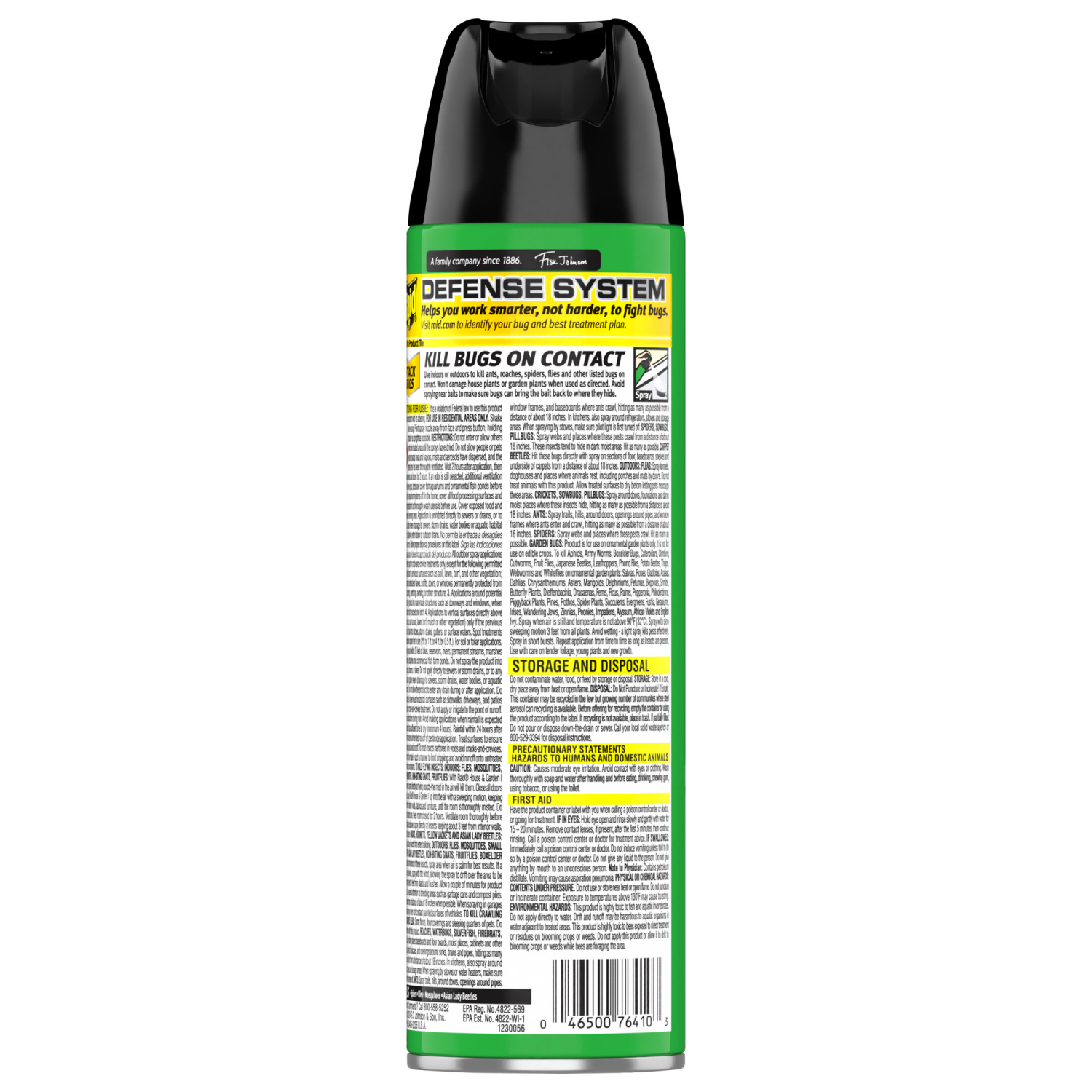 slide 2 of 8, Raid House And Garden Bug Killer Insecticide, 11 oz