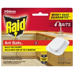 Raid Ant Baits Indoor Ant Killer, 4 Baits, 0.12 oz Total