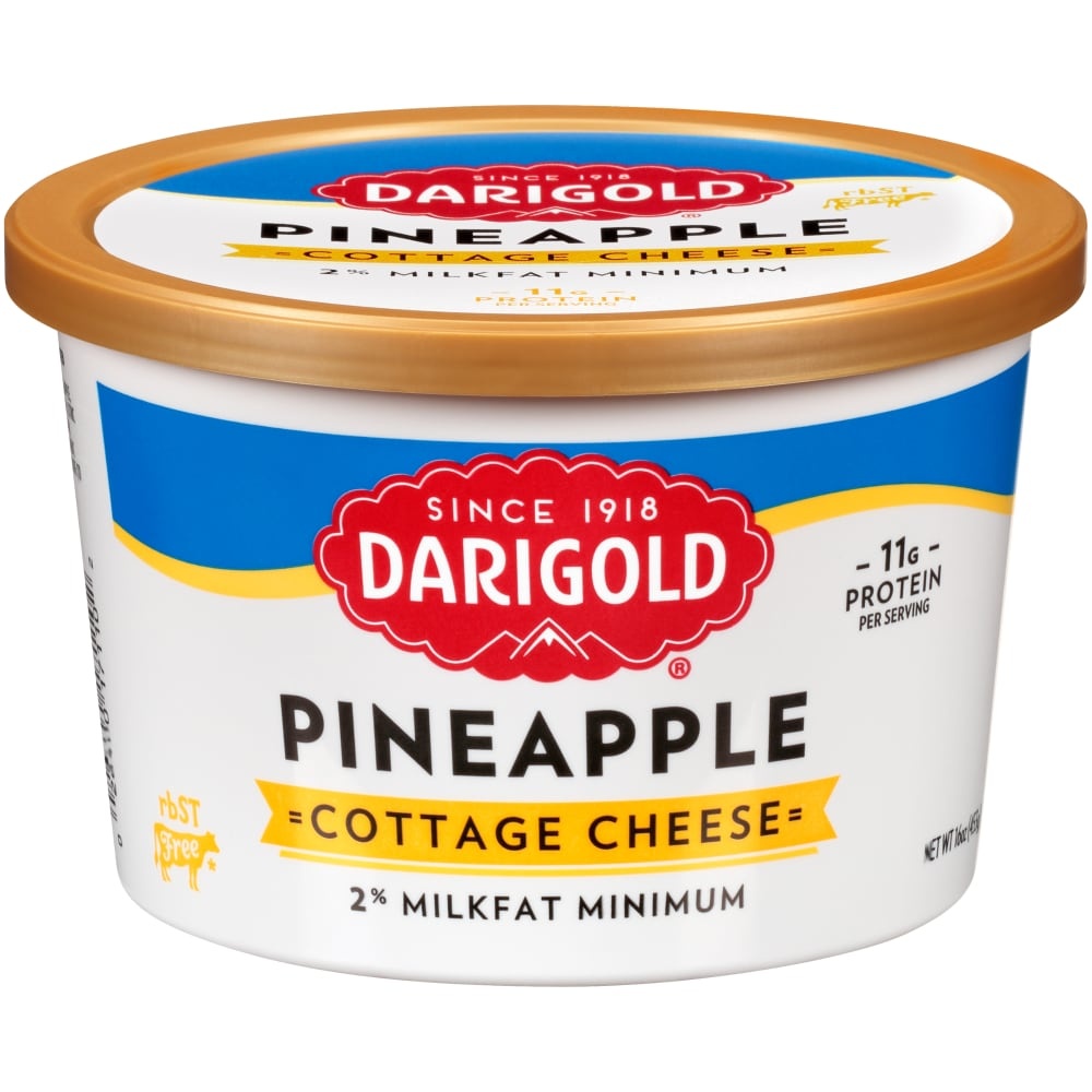 slide 1 of 6, Darigold Cottage Cheese Pineapple, 16 oz