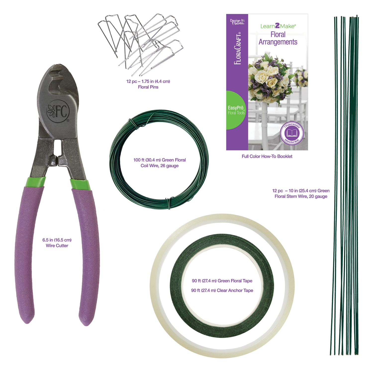 slide 2 of 5, FloraCraft Piece Learn2Make Floral Arrangements Kit, 1 ct