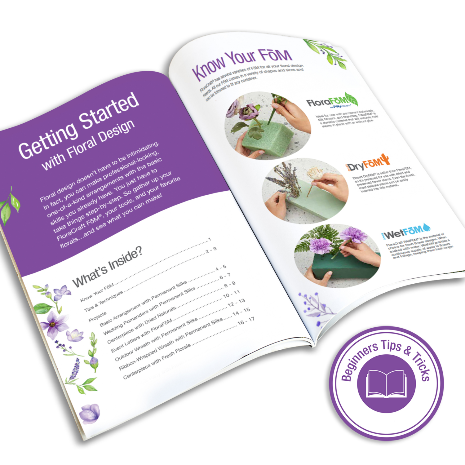 slide 3 of 5, FloraCraft Piece Learn2Make Floral Arrangements Kit, 1 ct