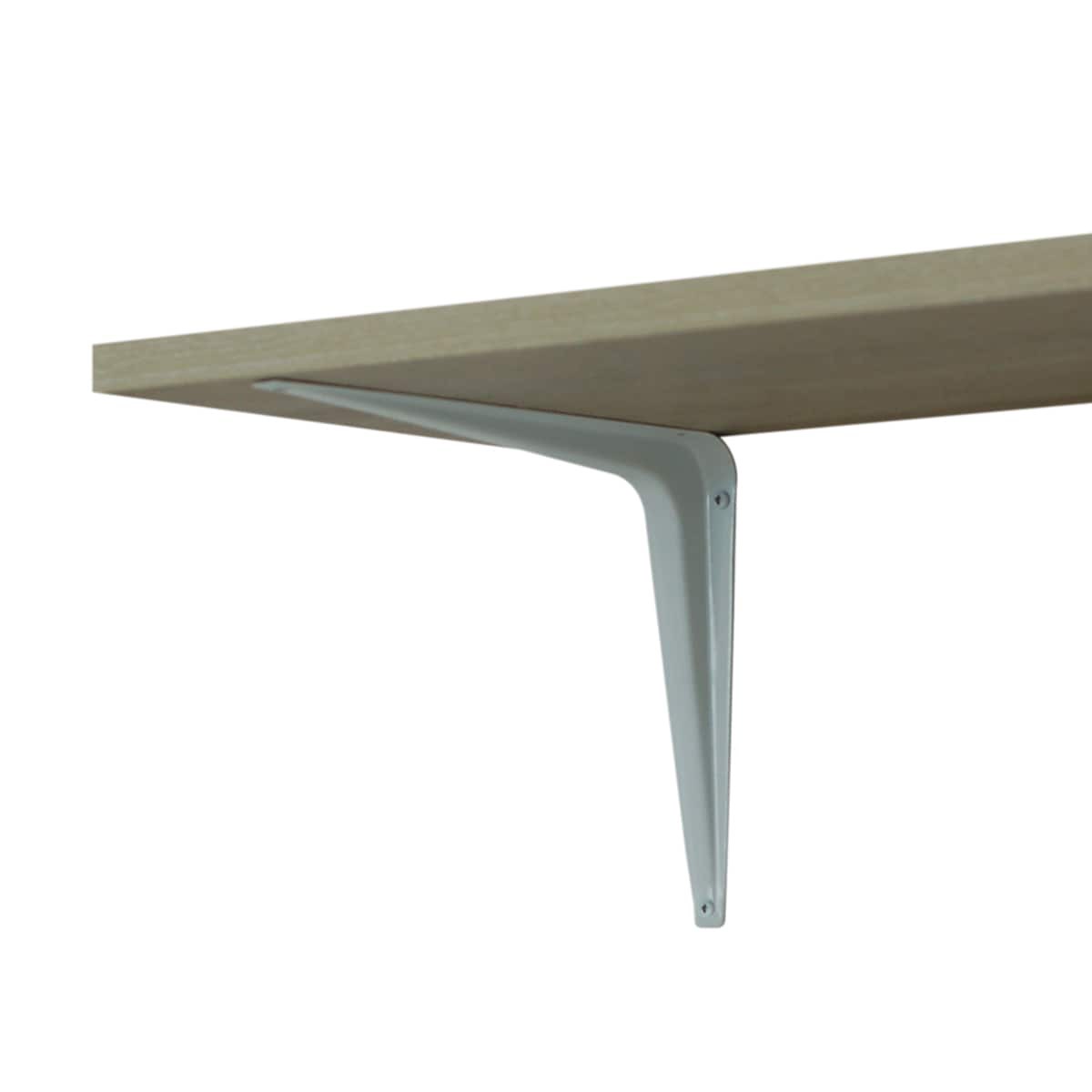 slide 5 of 6, Project Source 9.5-in L x 1.875-in W x 7.25-in D White Shelf bracket, 1 ct