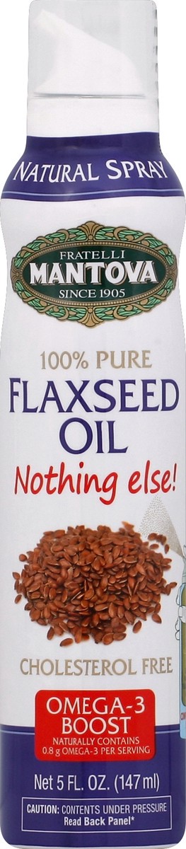 slide 2 of 2, Mantova Flaxseed Oil 5 oz, 5 oz