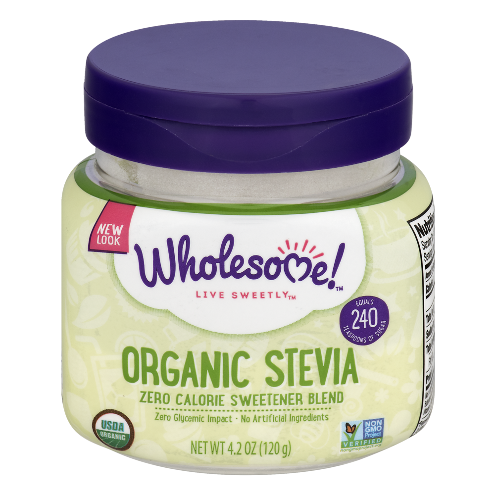 slide 1 of 1, Wholesome Sweeteners Organic Stevia, 4.2 oz