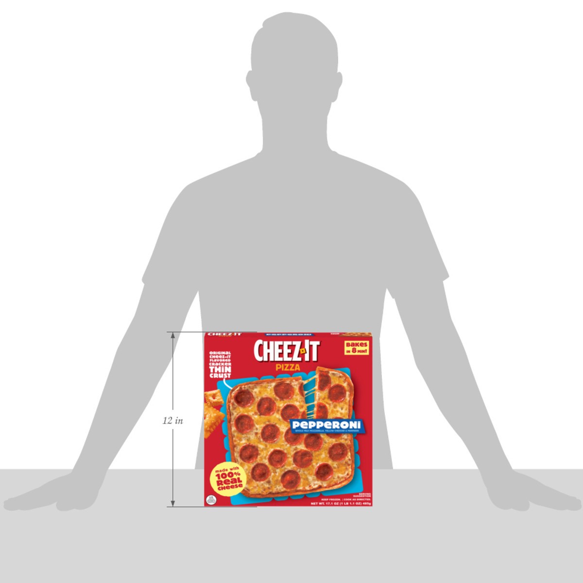 slide 2 of 13, Palermo's Cheez-It Thin Crust Pepperoni Pizza 17.1 oz, 17.1 oz