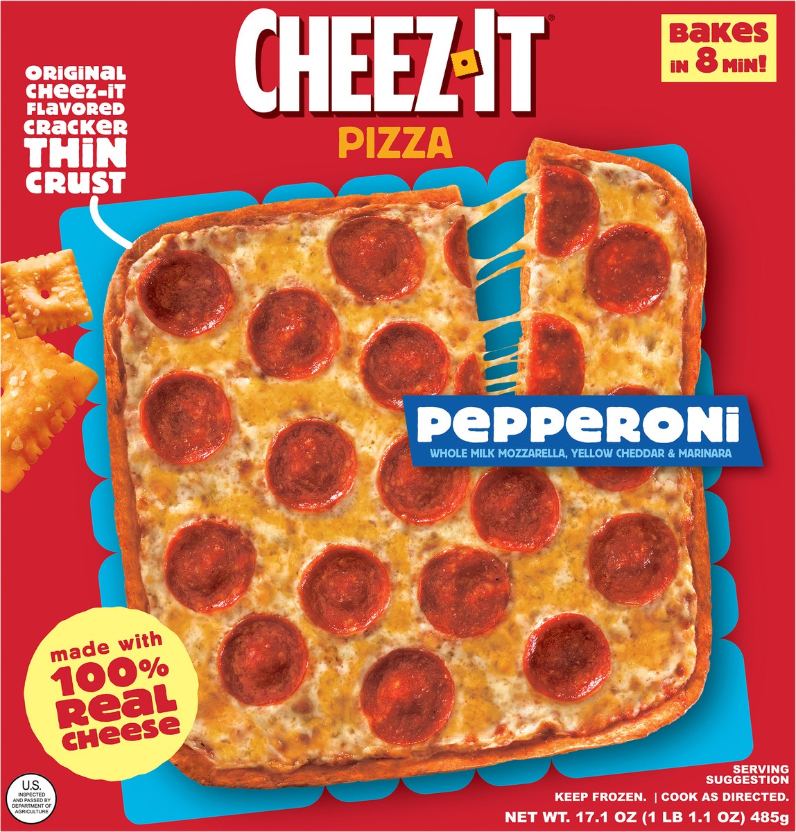 slide 7 of 13, Palermo's Cheez-It Thin Crust Pepperoni Pizza 17.1 oz, 17.1 oz