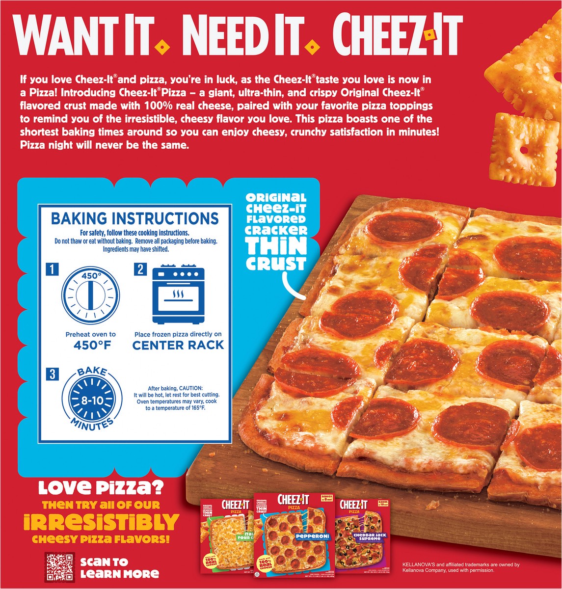 slide 9 of 13, Palermo's Cheez-It Thin Crust Pepperoni Pizza 17.1 oz, 17.1 oz