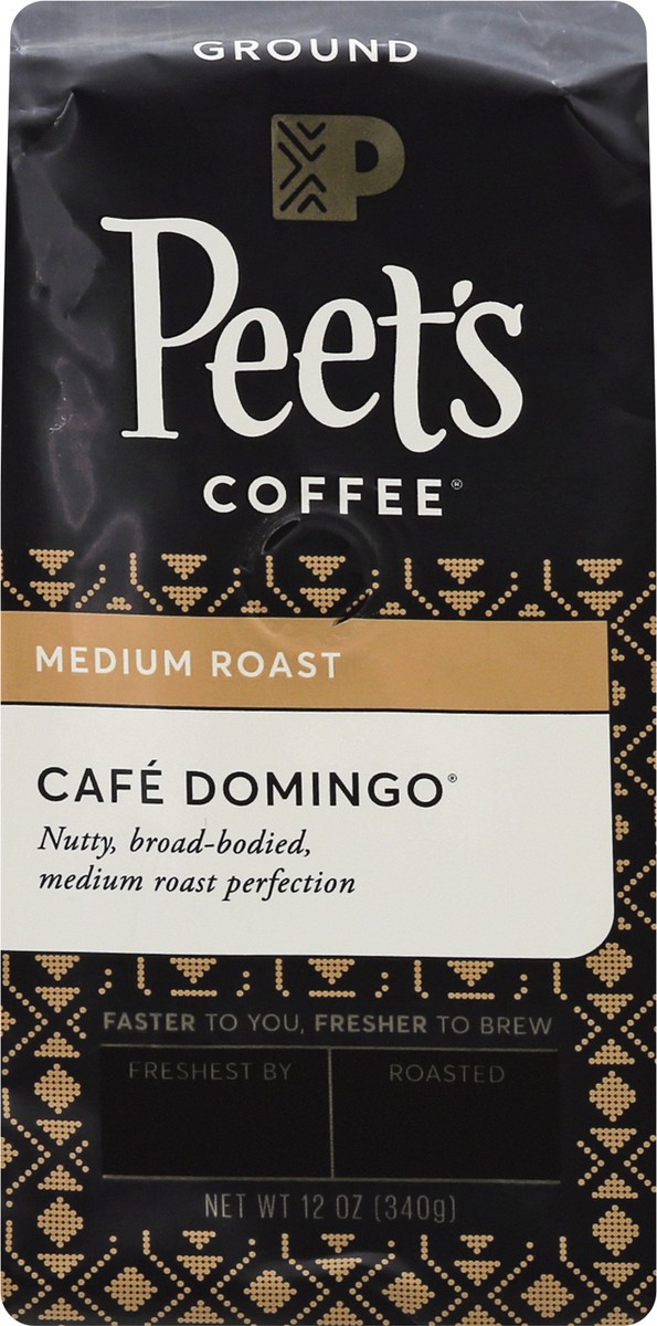 slide 3 of 10, Peets Coffee Ground Medium Roast Cafe Domingo Coffee 12 oz, 12 oz