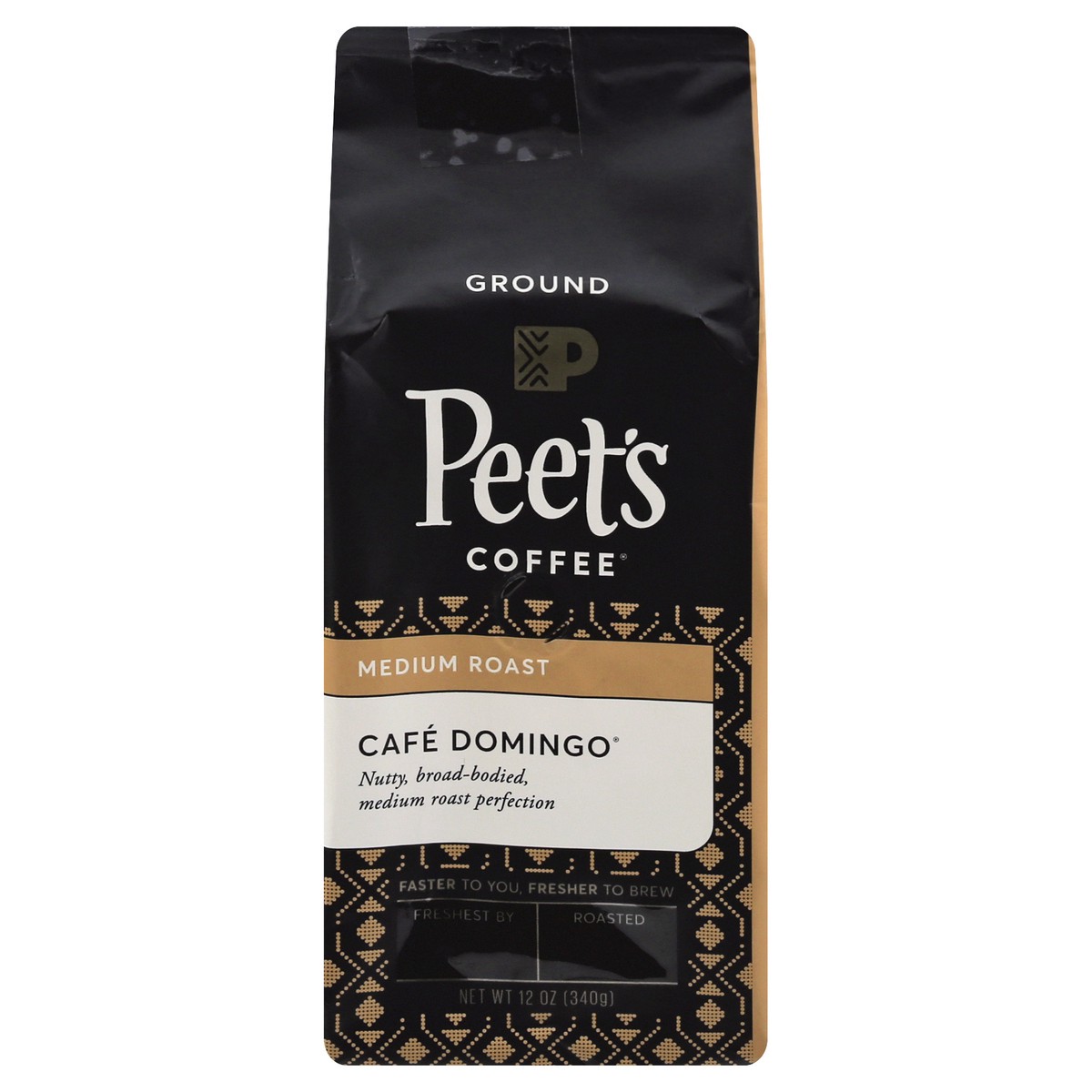 slide 1 of 10, Peets Coffee Ground Medium Roast Cafe Domingo Coffee 12 oz, 12 oz