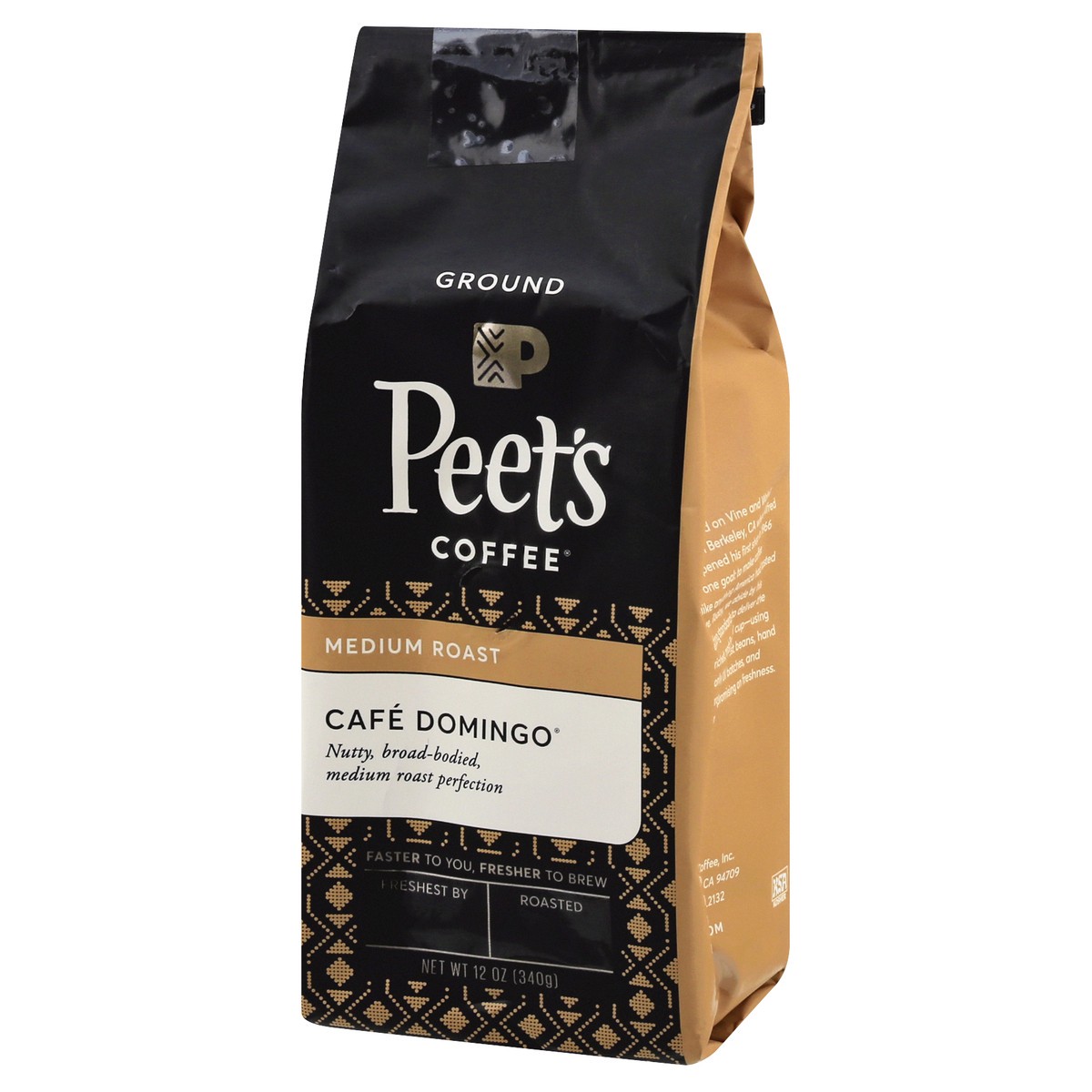 slide 9 of 10, Peets Coffee Ground Medium Roast Cafe Domingo Coffee 12 oz, 12 oz