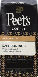Peet's Coffee Ground Medium Roast Cafe Domingo Coffee 12 oz