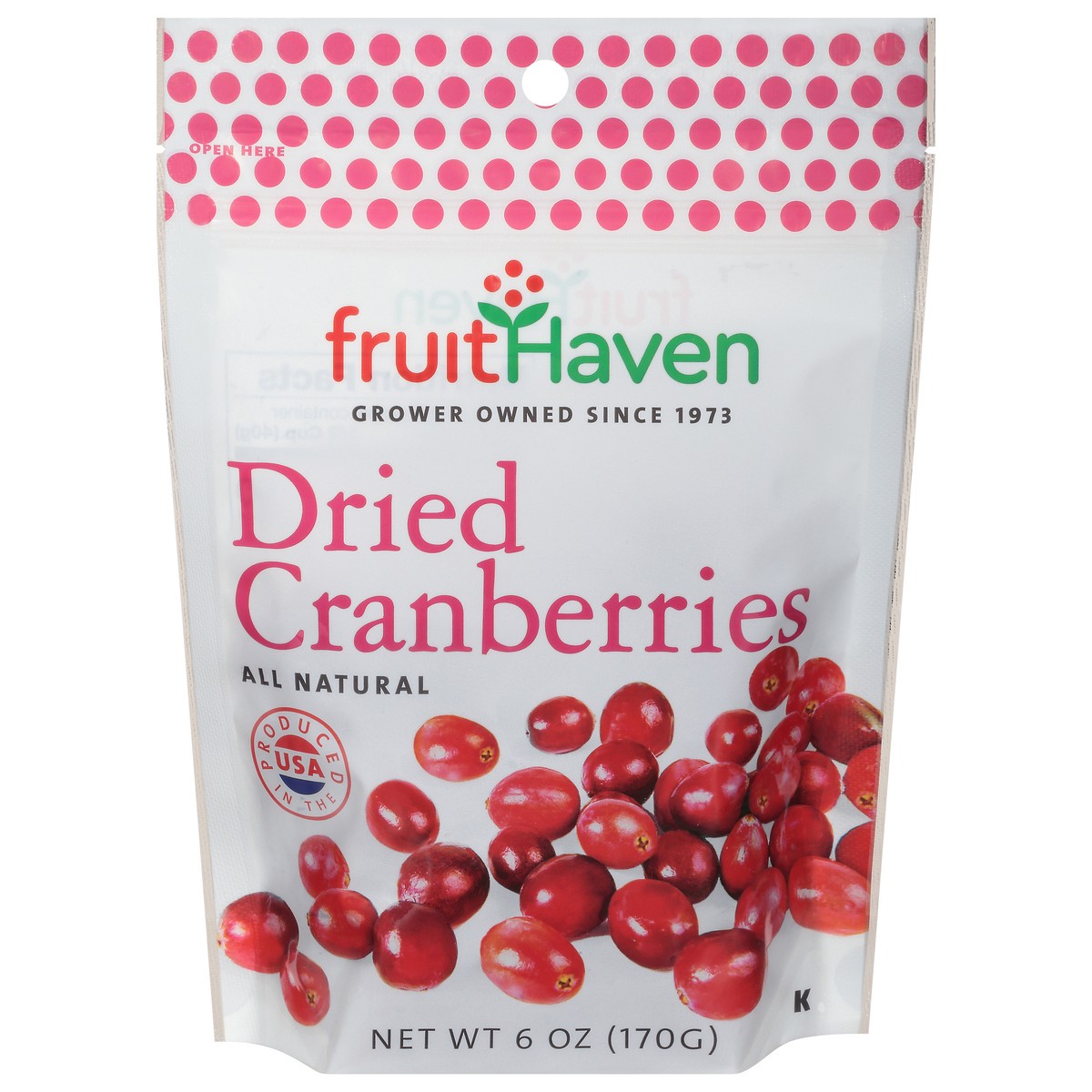 slide 2 of 14, FruitHaven Dried Cranberries 6 oz, 6 oz