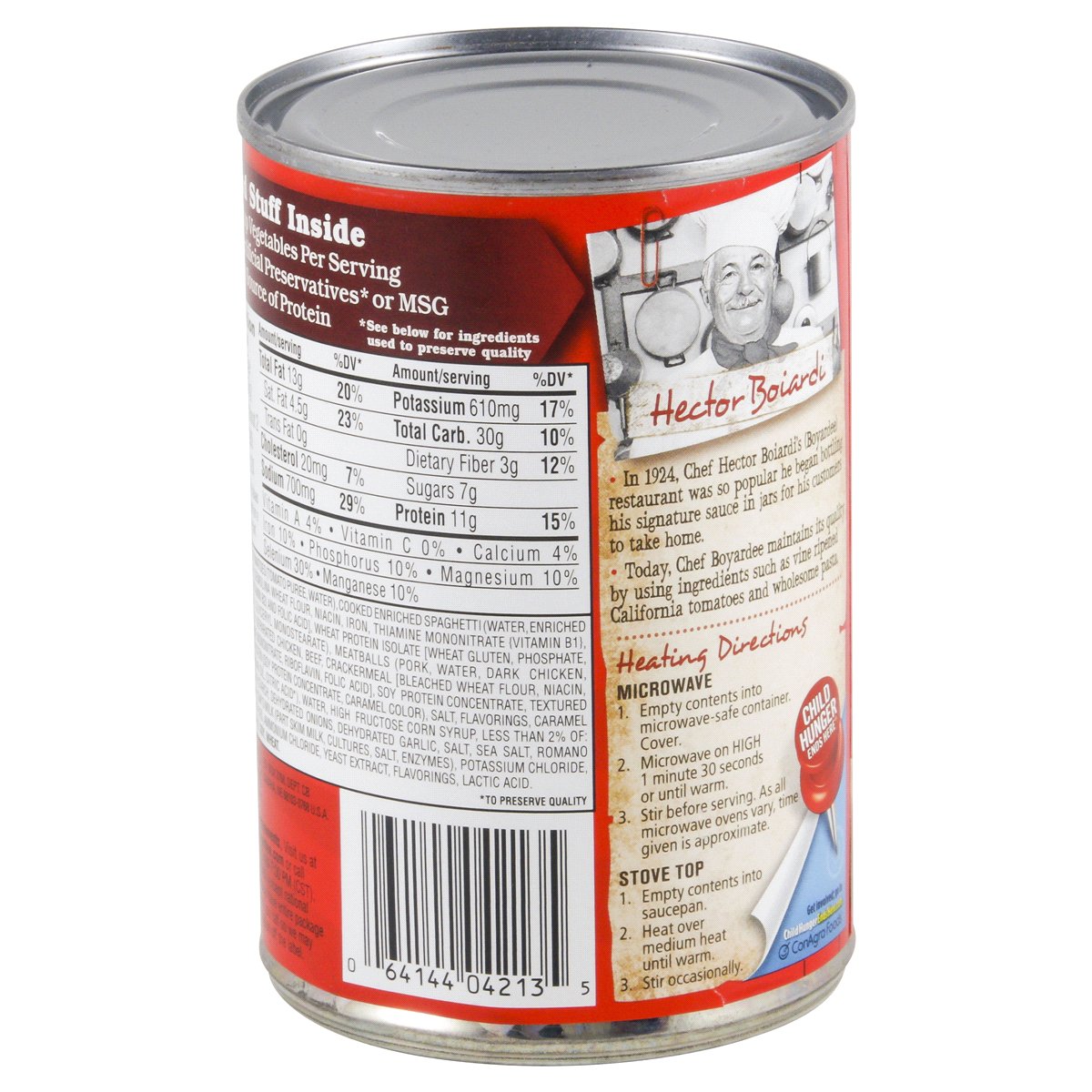 slide 4 of 4, Chef Boyardee Jumbo Spaghetti & Meatballs 14.5 oz, 14.5 oz