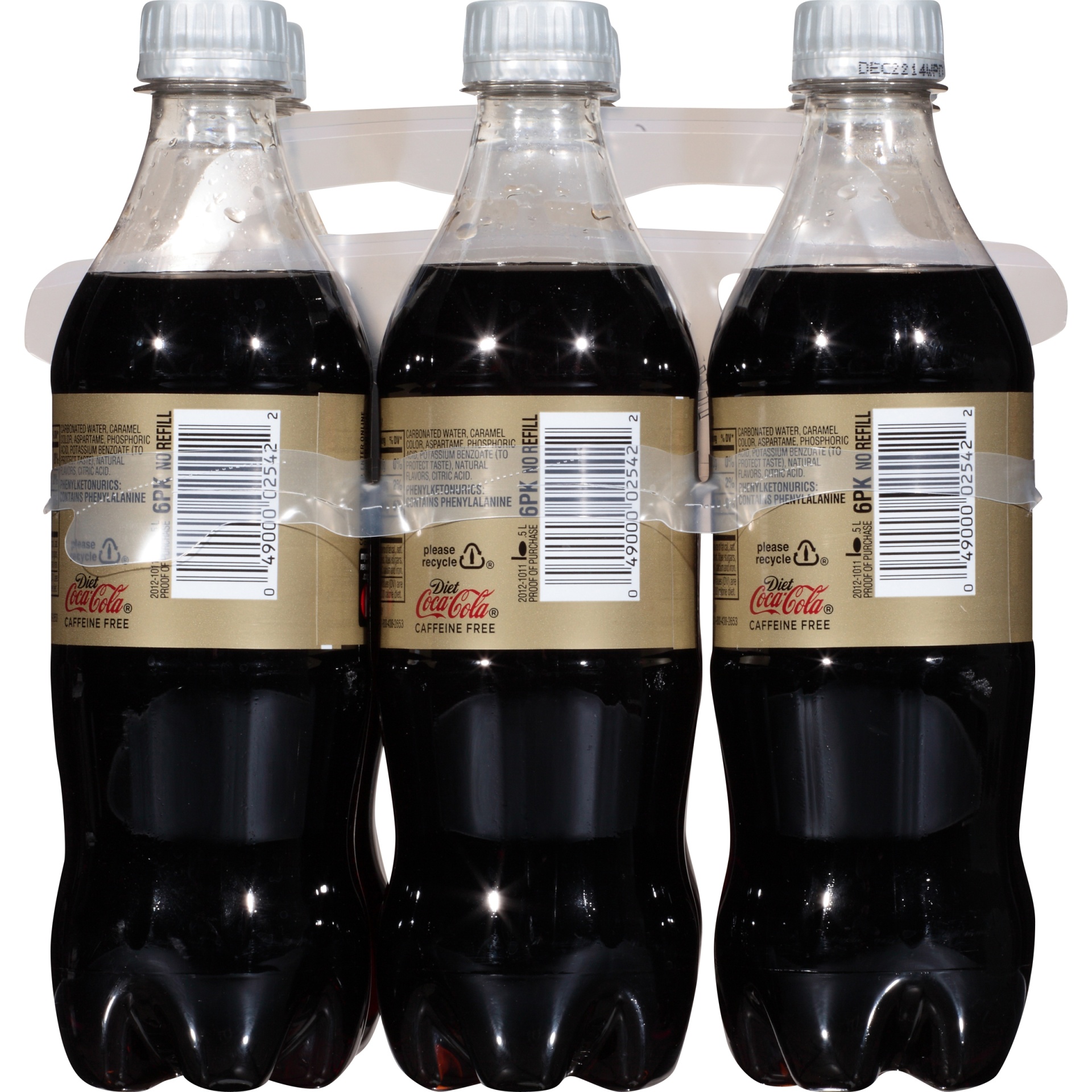 slide 9 of 9, Diet Coke Caffeine Free Soda Soft Drink, 16.9 fl oz, 6 Pack, 6 ct; 16.9 oz