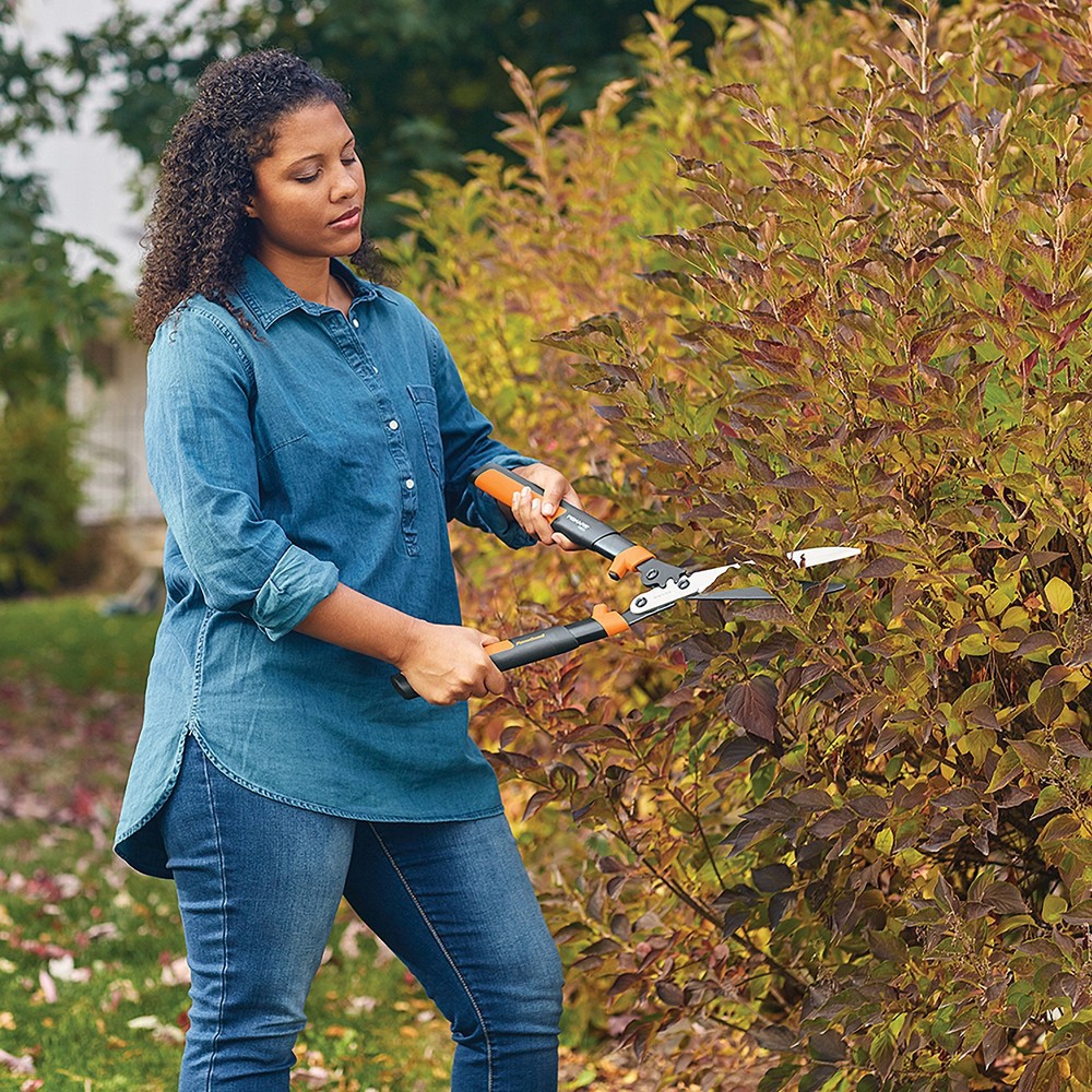 slide 2 of 4, Fiskars PowerGear 2 Hedge Shears (23"), 1 ct