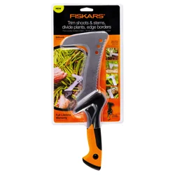 Fiskars Billhook With Sheath - Black/Orange