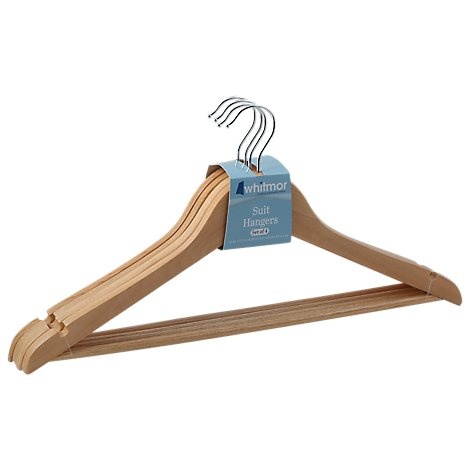 slide 1 of 1, Whitmor Suit Hangers, 4 ct