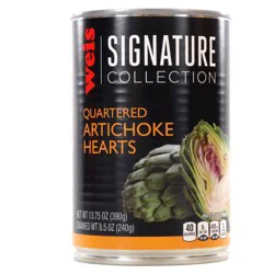 Weis Signature Collection Quartered Hearts Canned Vegetable-Artichokes