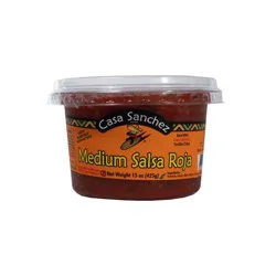 Casa Sanchez Medium Medium Salsa Roja - 15 oz