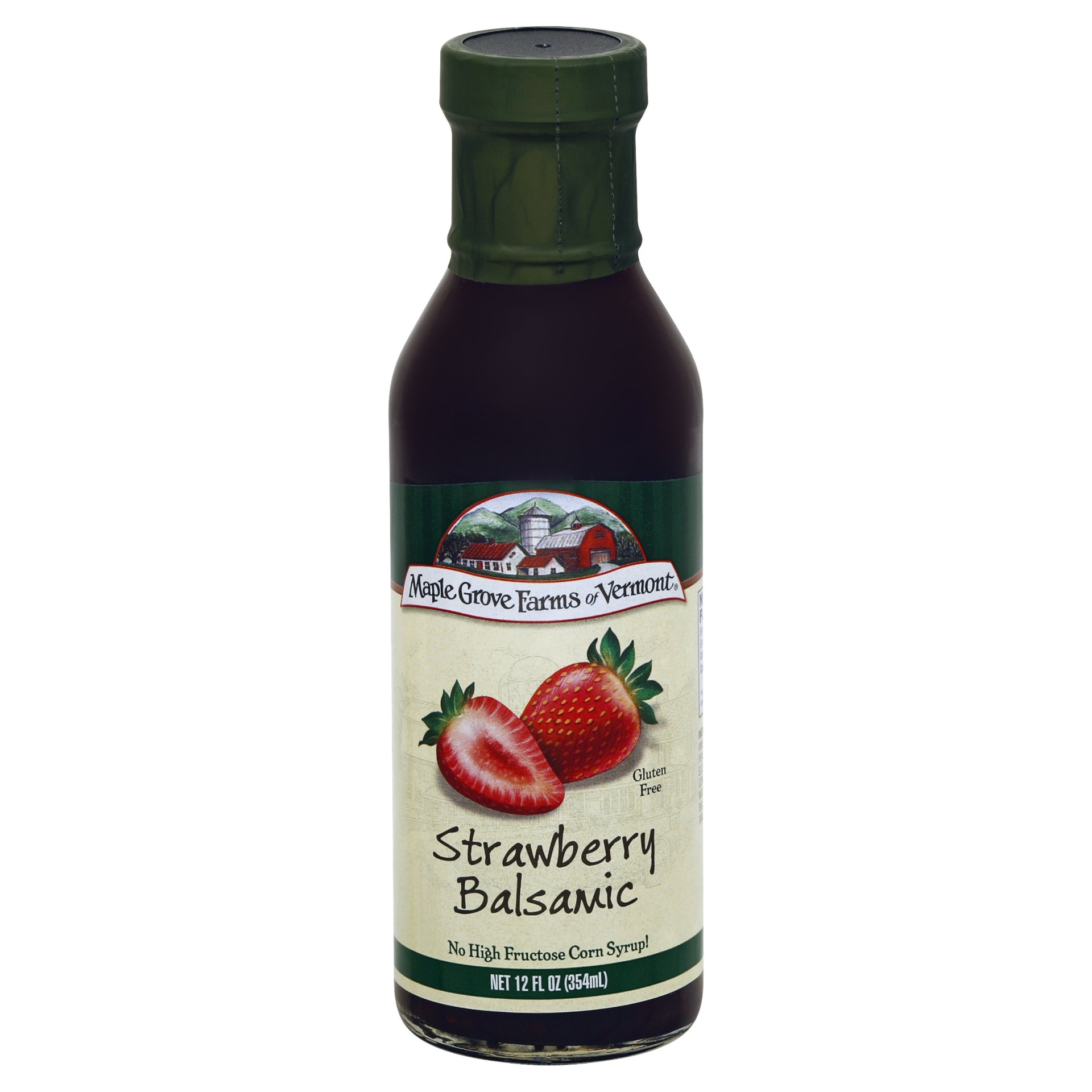 slide 1 of 6, Maple Grove Farms of Vermont Strawberry Balsamic Dressing, 12 fl oz