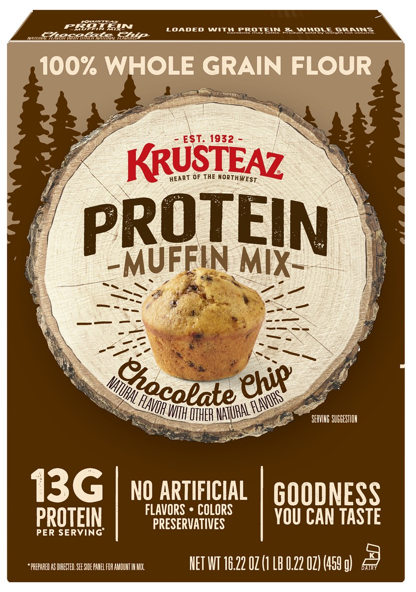 slide 1 of 12, Krusteaz Muffin Mix, 16.22 oz