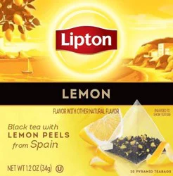 Lipton Black Tea With Lemon