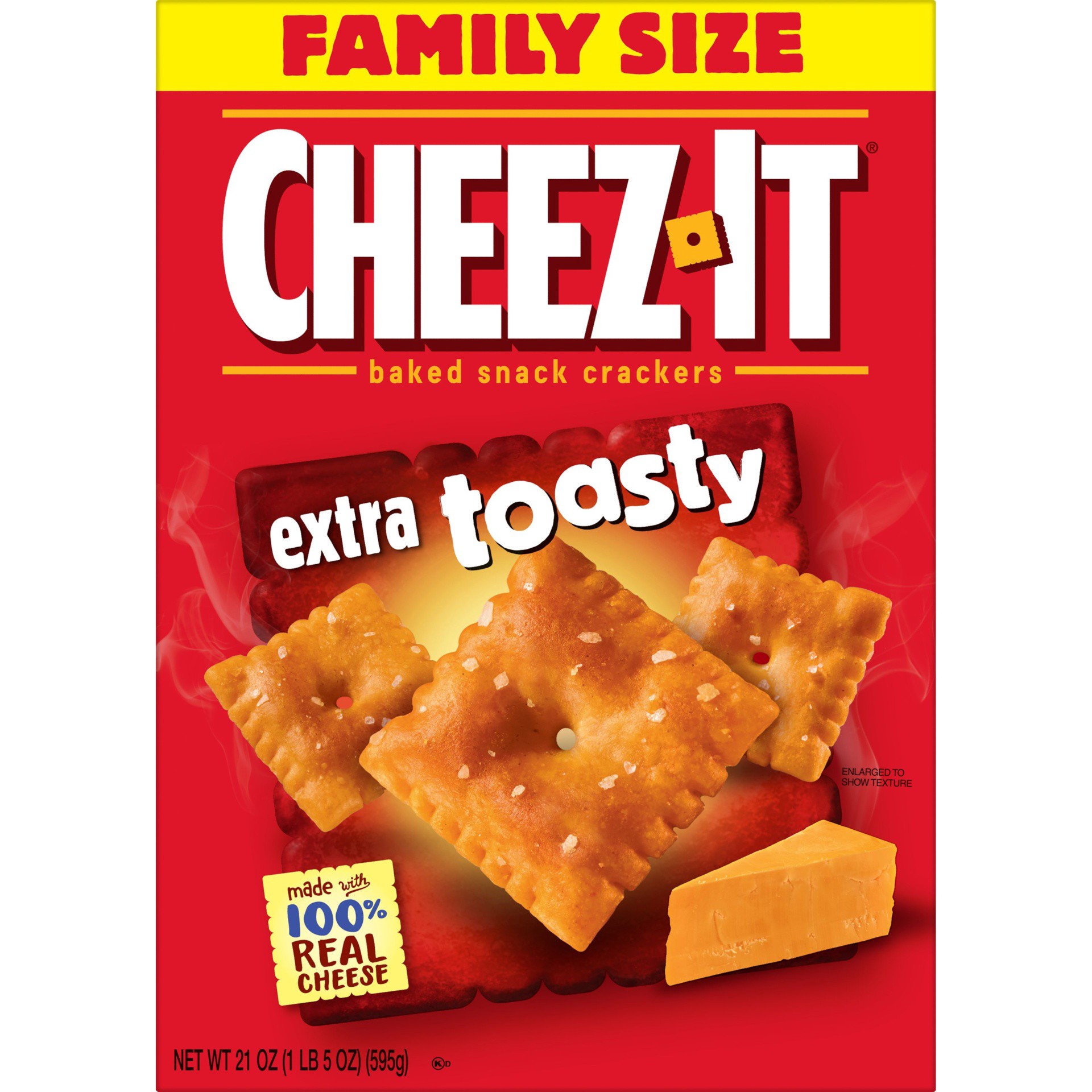 slide 5 of 7, Cheez-It Extra Toasty Cheese Crackers, 21 oz
