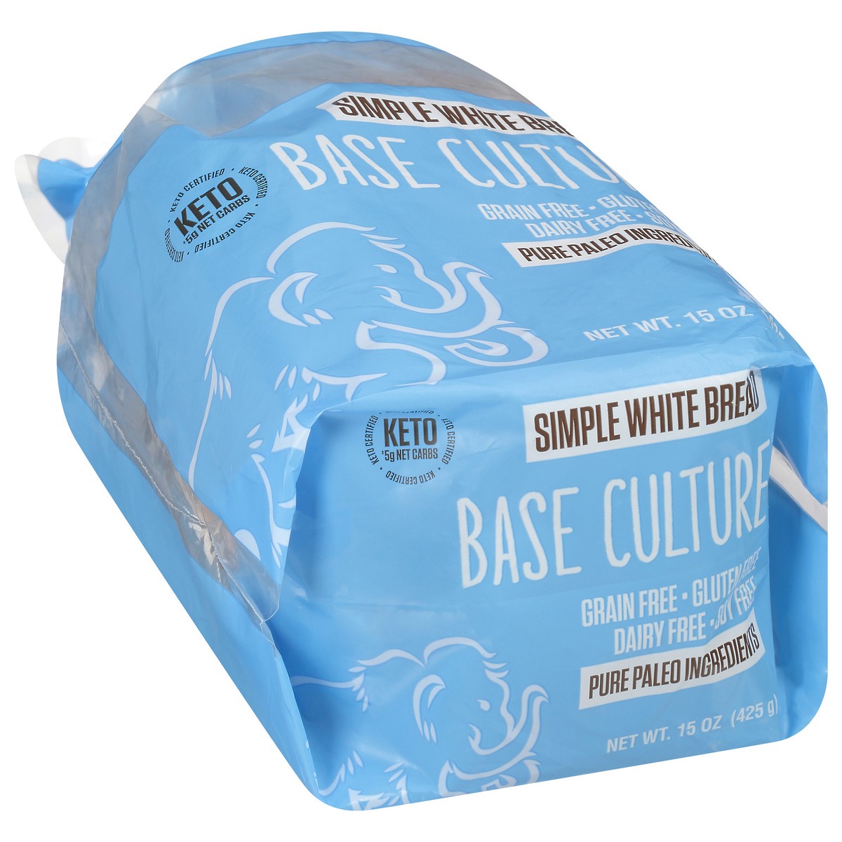 slide 4 of 12, Base Culture Simple White Bread 15 oz, 