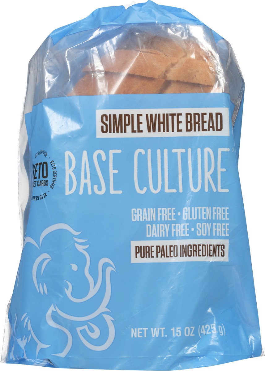slide 9 of 12, Base Culture Simple White Bread 15 oz, 