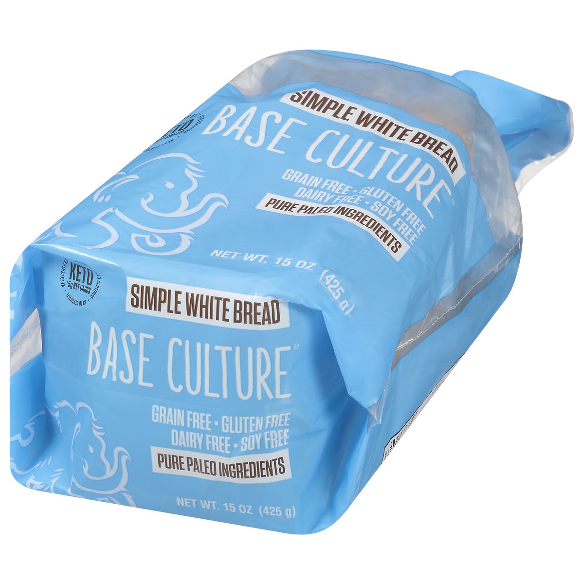 slide 8 of 12, Base Culture Simple White Bread 15 oz, 