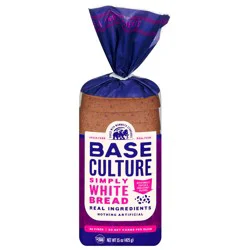 Base Culture Simple White Bread 15 oz