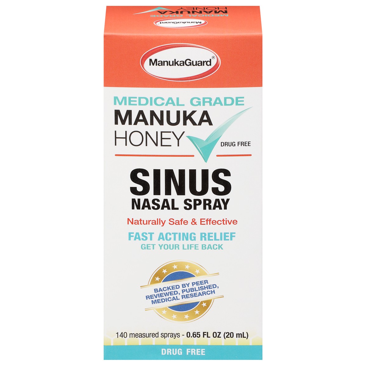 slide 2 of 12, ManukaGuard Sinus Nasal Spray 0.65 fl oz, 0.65 fl oz