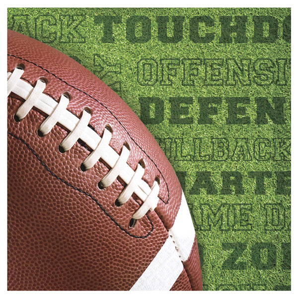 slide 1 of 1, Creative Converting Fall Tailgate Lunch Napkins, 16 ct
