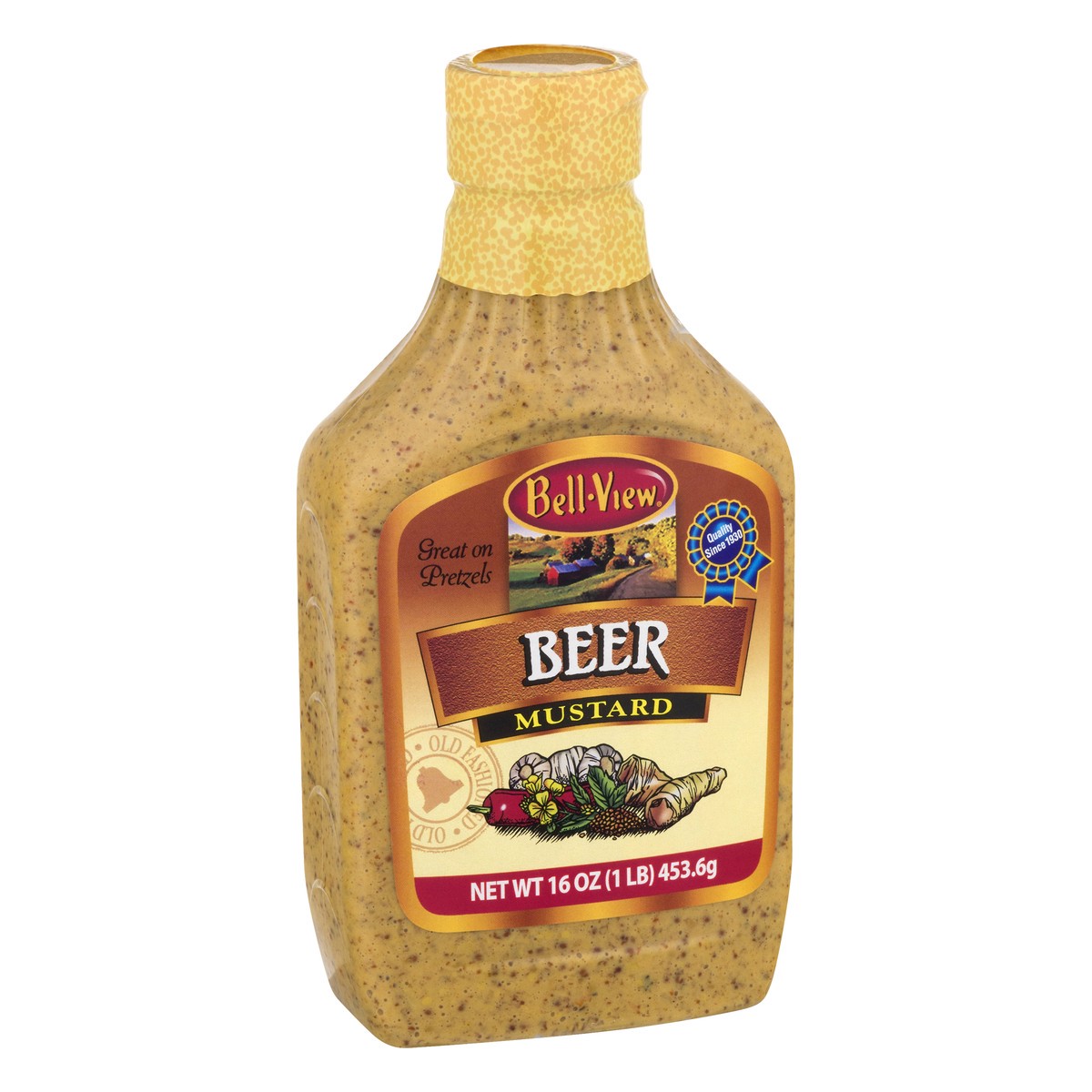 slide 2 of 13, Bell-View Beer Mustard 16 oz, 16 oz