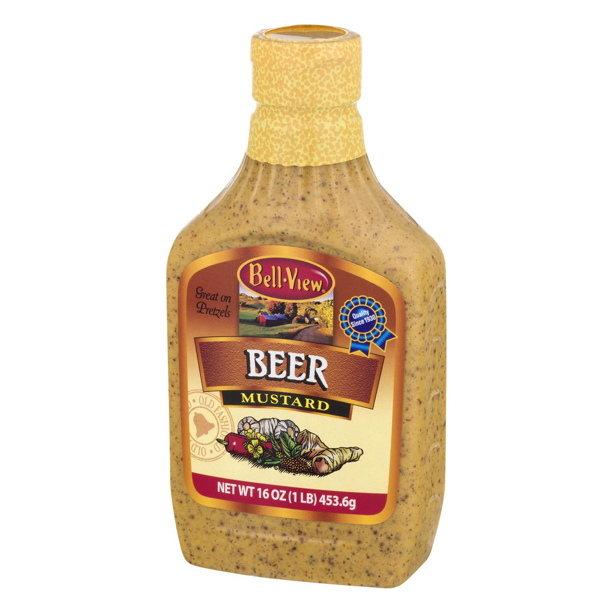 slide 3 of 13, Bell-View Beer Mustard 16 oz, 16 oz