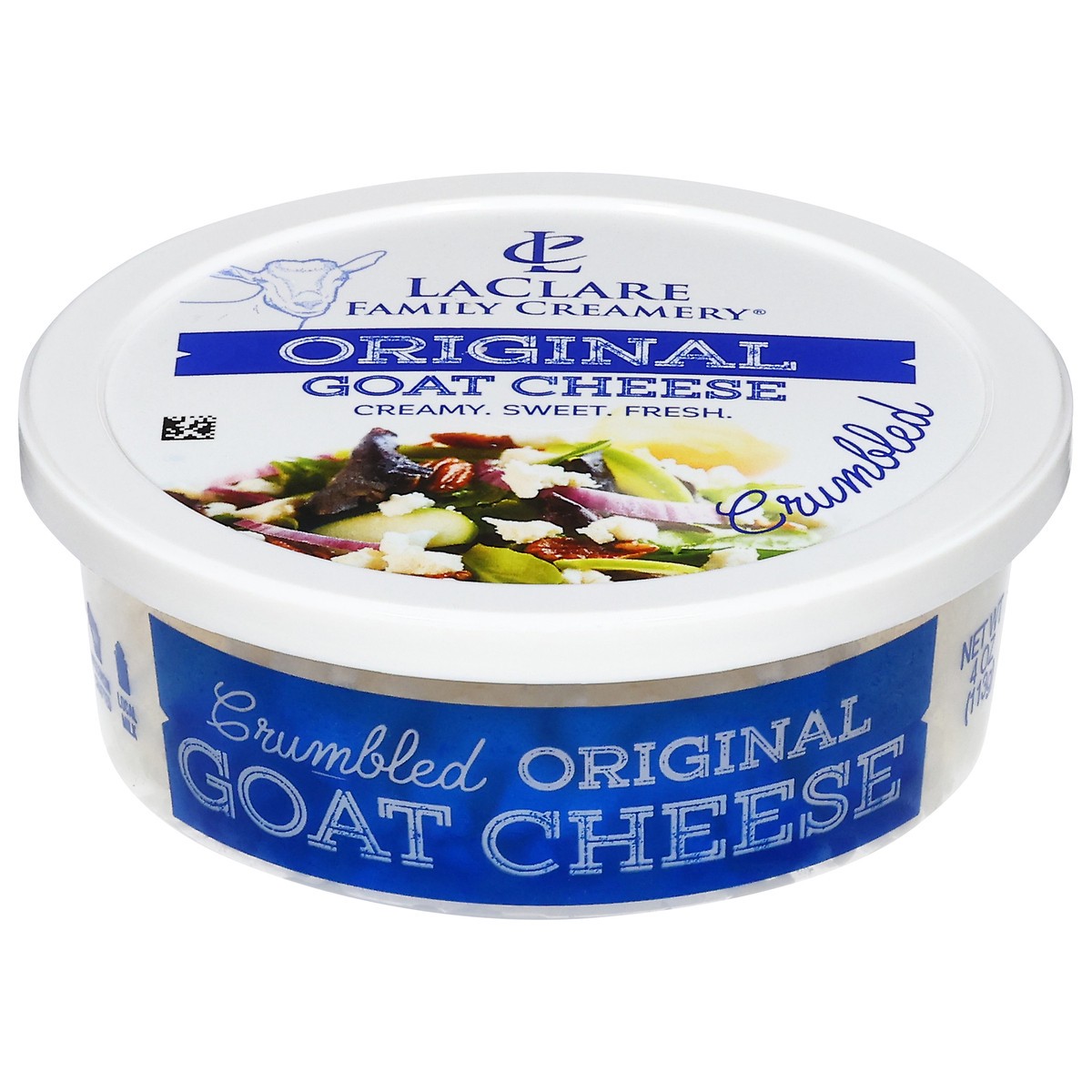 slide 1 of 13, LaClare Family Creamery Crumbled Original Goat Cheese - 4 oz, 4 oz