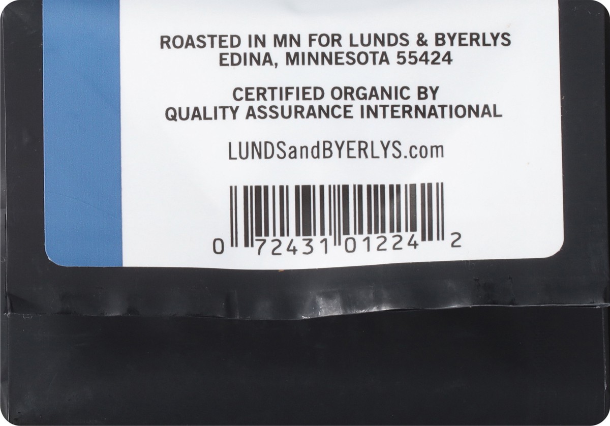 slide 6 of 9, Lunds & Byerlys Organic Dark Roast Whole Bean Great Lakes Blend Coffee - 12 oz, 12 oz