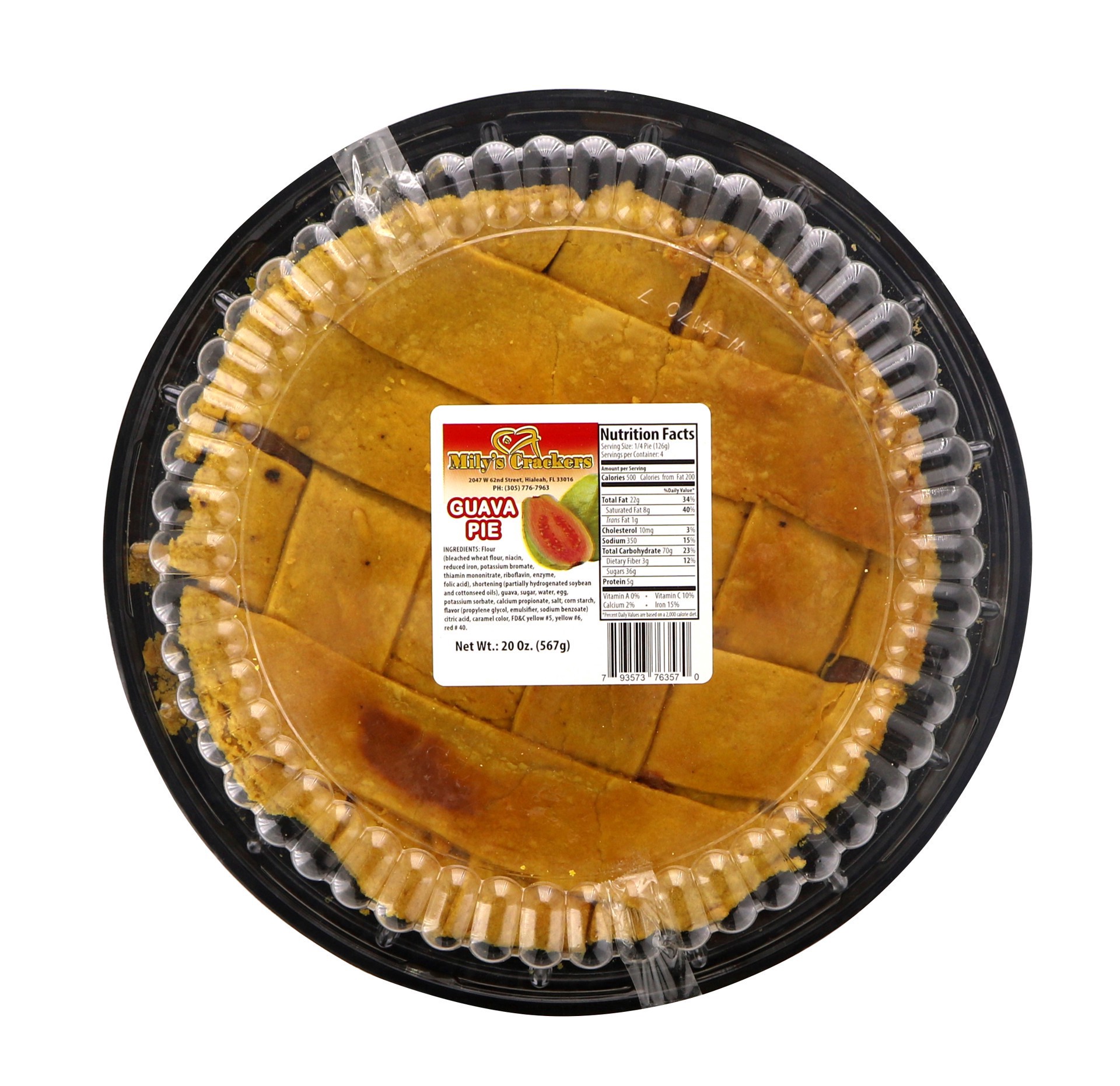 slide 1 of 1, Milys Mily's Crackers Guava Pie, 20 oz