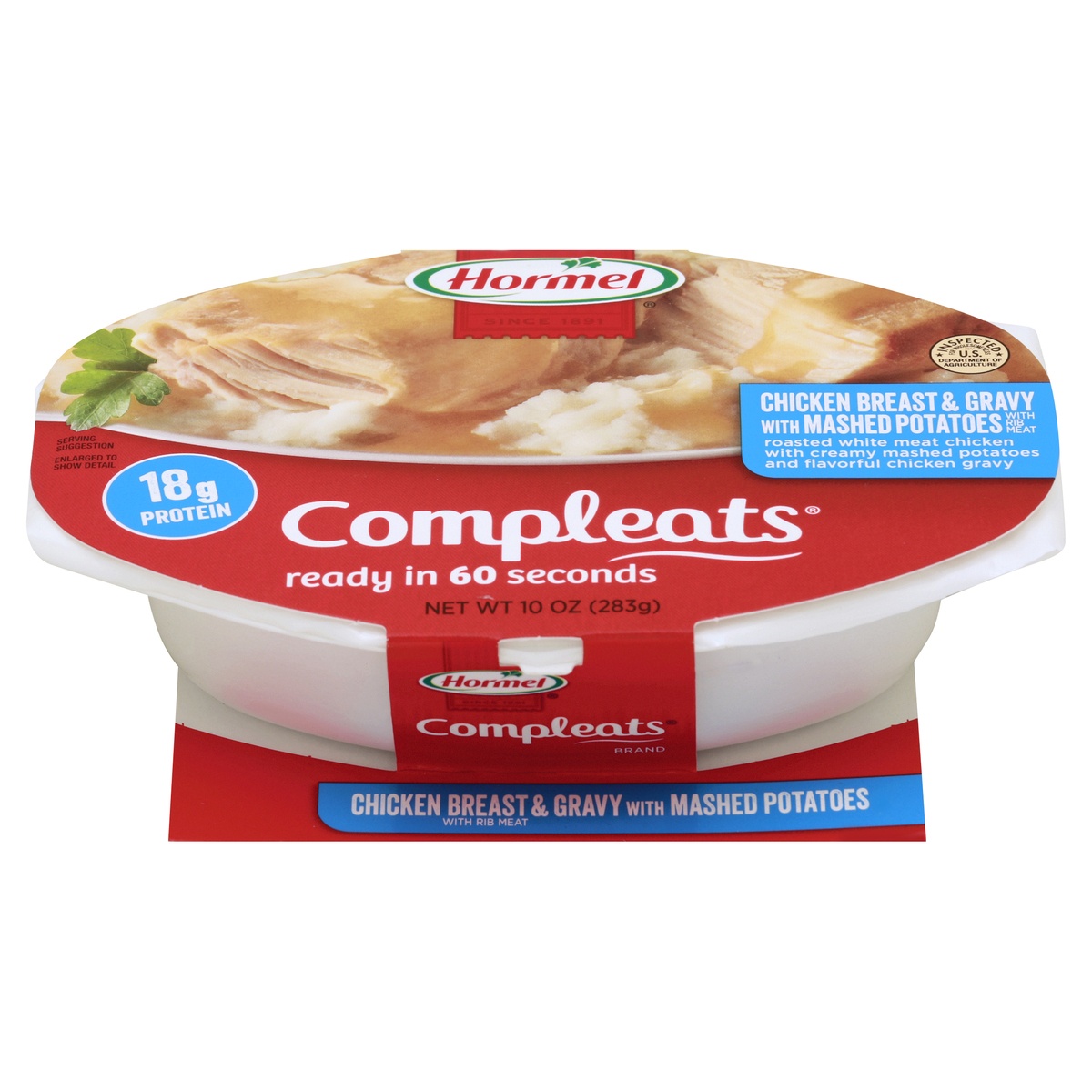 Hormel Compleats Chicken Breast & Gravy, Mashed Potatoes