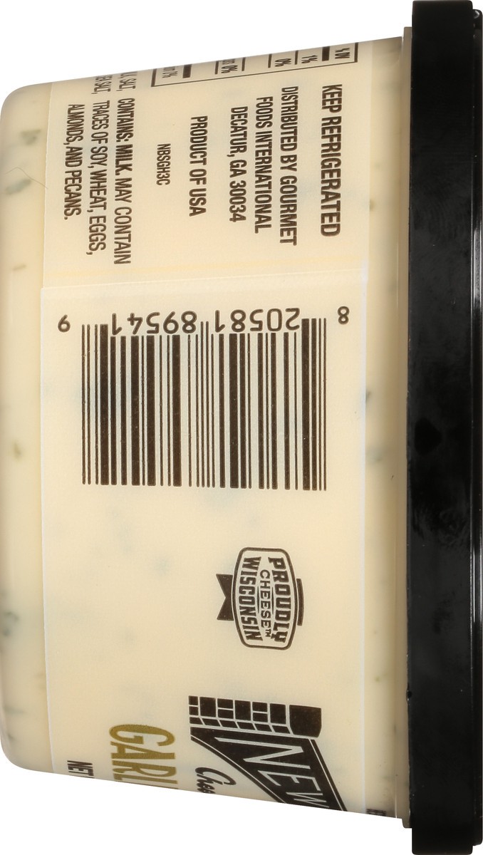 slide 4 of 13, New Bridge Cheese Spread, Garlic & Herb, 8 oz