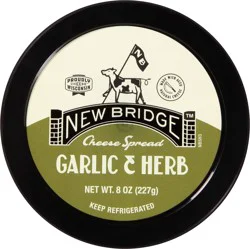 New Bridge Cheese Spread, Garlic & Herb