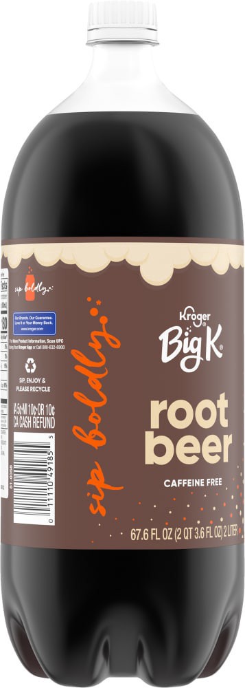 slide 2 of 4, Big K Root Beer Soda, 2 liter