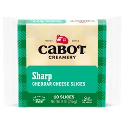 Cabot Sharp Cheddar Cheese Slices