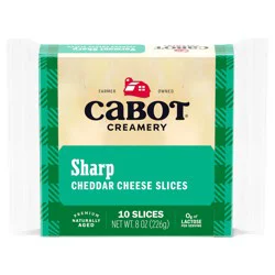Cabot Sharp Cheddar Cheese Slices