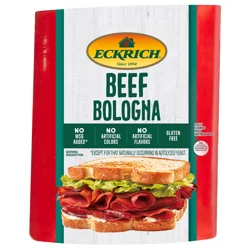 Eckrich Pre-Sliced Beef Bologna, 14 Oz